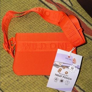 NWT Wild One Orange Treat Pouch